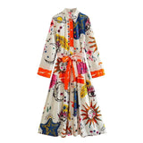 Women Dresses Creative Printing Dress