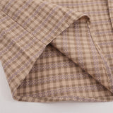 Men Long Sleeved T Shirt Plaid Long Sleeve Shirt Men's Loose Casual Spring and Autumn Lapel Shirt