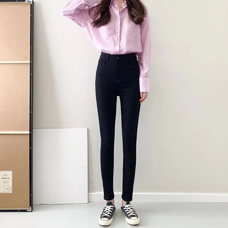Women Jeans Stretch Close-Fitting and Slim-Fitting