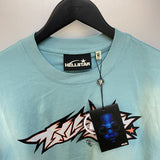 Hellstar T Shirt Vintage Old Loose Casual Short Sleeve T-Shirt