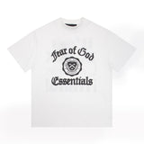 Fog Essentials T Shirts Spring/Summer FOG Letter Print Crew Neck Short Sleeves