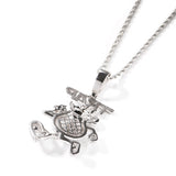 Jewelry Hip Hop TRAP Full Diamond Cartoon Pendant Fashion Necklace Spectrum