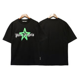 Palm Angle T Shirts Five-Pointed Star Printed Short Sleeve T-shirt