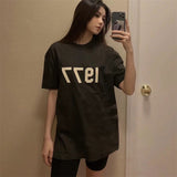 Fear Of God Essentials 1977 T-Shirt Loose Couple Men And Women