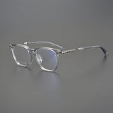 CHH Chrome Hearts Glasses Vintage Pure Titanium Black Frame Glasses