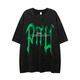 Men T-Shirt Distressed Loose Couple