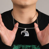 Jewelry Diamond Wave Hipster Pendant ins Pendant Spectrum St. Valentine's Jesus Pieces