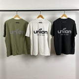 Fog Essentials T shirt Offset 'union ' Logo Loose T shirt