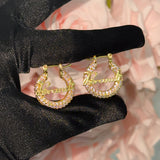 Earrings Zircon Custom Word Earrings Spectrum St. Valentine's