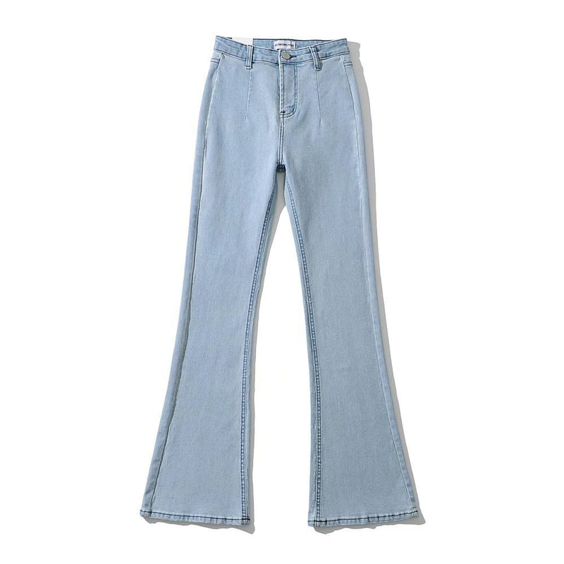 Women Jeans Stretch Slim Fit Denim Bell-Bottom Pants