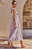 Women Dress Summer Casual Striped Dress