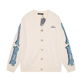 Amiri Sweater Fashion Loose Cardigan Sweater