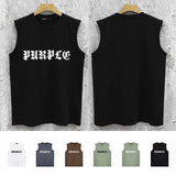 Purple Brand Tank T Shirts Sleeveless T-shirt Vest
