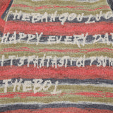 Men Sweater Vintage Stripe Jacquard Knitted Sweater