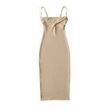 Women Dresses Sexy Pleated Suspenders Dress Summer