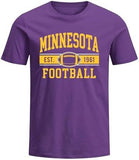 Waykingo Men's Clothing Gift Shirt Men's Short Sleeve T-Shirt Adult Sports Fan Football Shirt