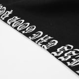 Men Jeans Side Character Embroidery Loose Casual