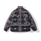 Men Coat Thickened Paisley Cotton Coat Warm