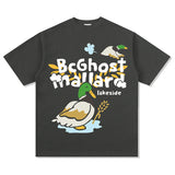 Unisex T Shirt Top Loose Short Sleeve