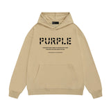 Purple Brand Hoodie Fashion Loose Hooded Sweater