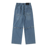 Men Jeans Detachable Jeans Dual-Use Stitching
