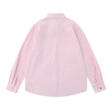Men Long Sleeved T Shirt Embroidered Long Sleeve Shirt Boys All-Matching Casual Ruffle Handsome Loose Spring and Autumn