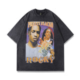 Men's T-Shirt Character Print Loose Vintage