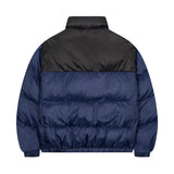 Men Cotton Padded Jacket Coat Vintage Stand-up Collar Cotton-Padded Clothes Ins Casual Winter Loose and Warm Bread Coat