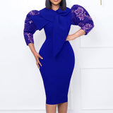 Women Dress Autumn plus Size Temperament Ol Dress