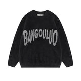Women Sweater Striped Sweater Loose Couple