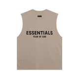 Fog Essentials tank spring summer FOG letter crew neck casual vest
