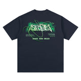 Unisex T Shirt Vintage Print Short Sleeve T Loose