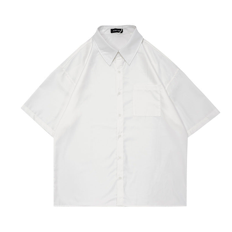 Short Sleeve Shirt Vibe Simple Casual Oversize