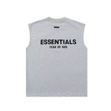 Fog Essentials tank summer FOG letter crew neck casual vest