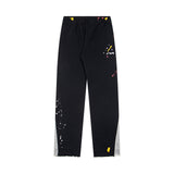 Gallery Dept Sweatpants Hand-painted splashed ink alphabet casual trousers