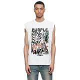 Purple Brand Tank T Shirts Sleeveless T-shirt Vest