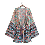 Women Dresses Vacation Style Kimono Dress