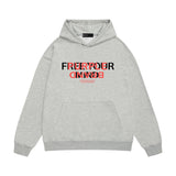 Purple Brand Hoodie Fashion Loose Hooded Sweater