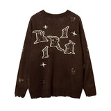 Women Sweater Vintage Sweater Oversize Loose and Lazy Style Knitwear