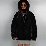 Women Fur Jacket Fashion Casual Plush Coat