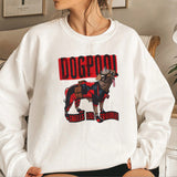 Dogpool Sweatshirt Funny Dog Superhero Shirt