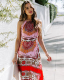 Women Dress Vintage Beach Dress