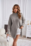 Women Pullover Sweater Turtleneck Fashion Knitwear