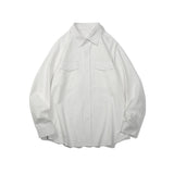 Unisex Shirt Cotton Loose Casual