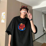 Men T Shirt Summer All-Matching Loose Casual