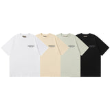 Fog Essentials T Shirts Spring/Summer FOG Letter Print Crew Neck Short Sleeves