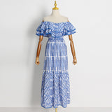 Bohemian Dress Elegant Socialite Embroidery Dress