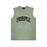 Purple Brand Tank T Shirts Sleeveless T-shirt Vest