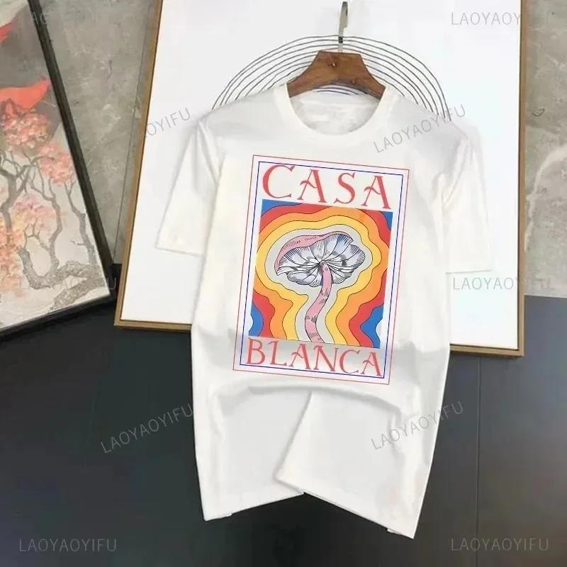 CASA BLANCA Print Pattern Street Shirt Fun Casual Trend