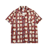 Short Sleeve Shirt Hawaiian Floral Short Sleeve Shirt Loose Casual